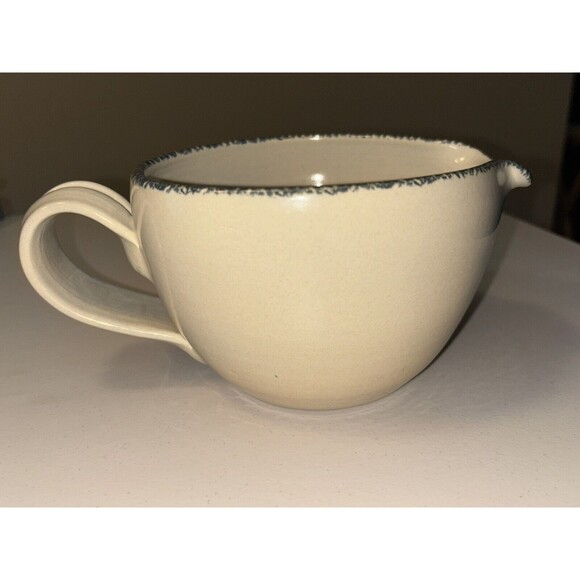 Vintage Casey Pottery Mixing Batter Bowl Apple Farmhouse Stoneware 1995 Texas - Picture 3 of 6